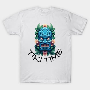 Tiki Time, with Black Lettering T-Shirt